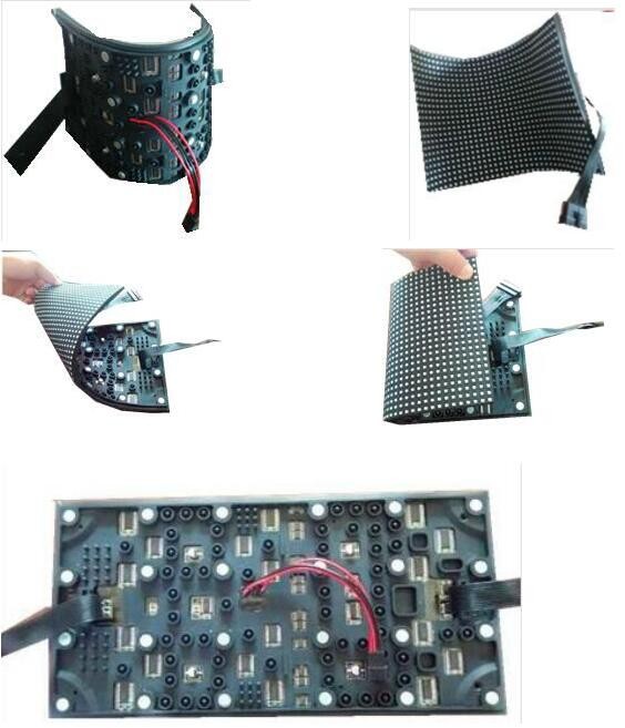 led dance flexible modules full color/p6,p8,p10 led soft led display modules smd 3528