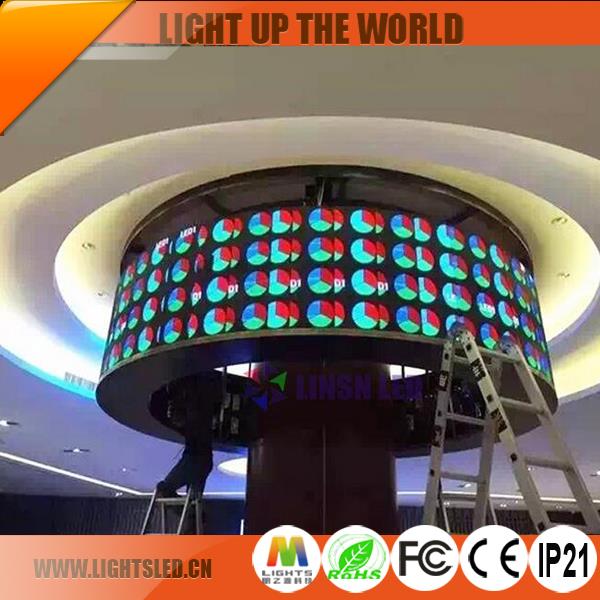 Flexible led screen for indoor