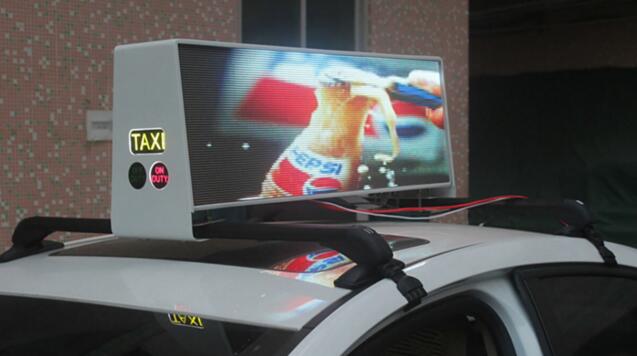 taxi cab sign