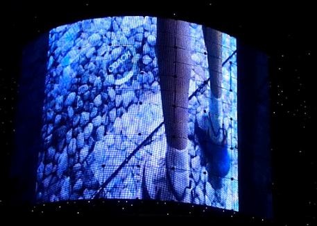 folding panel display