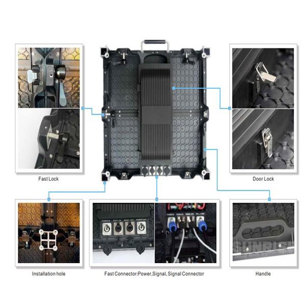 led video wall cabinet