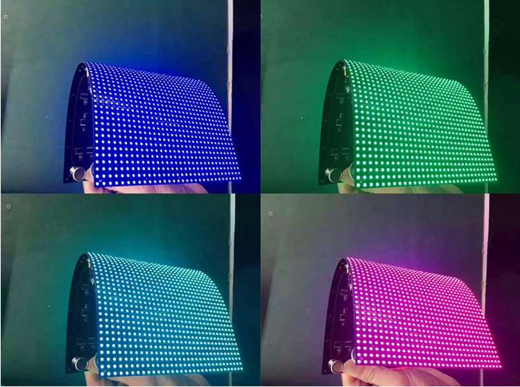 full color indoor p4 Flexible Led Screen 
