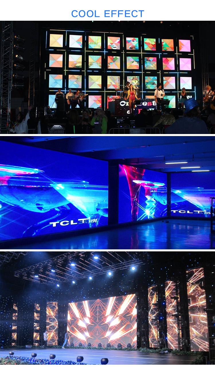 aluminum die casting large p3 indoor rental led screen display