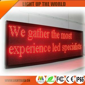 High Brightness P10 DIP Single Color Red LED Screen With 3G WIFI