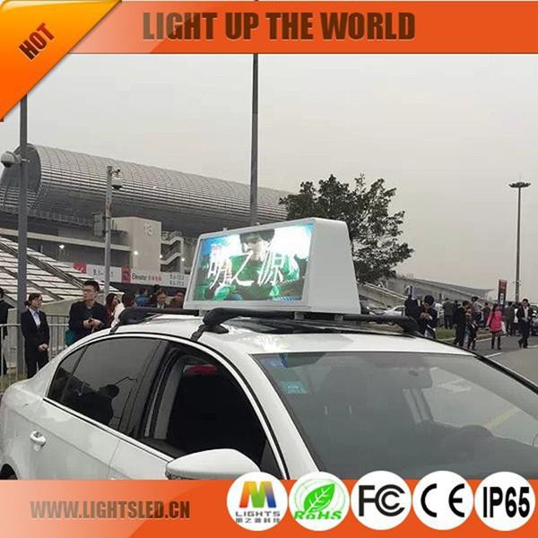 Taxi Roof P5 Moving Message Advertising LED Display Board