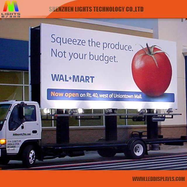 P6 Outdoor Waterproof Two Side Truck Led Screen