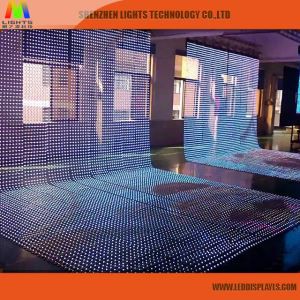 P120 Transparent Full Color LED Curtain Display